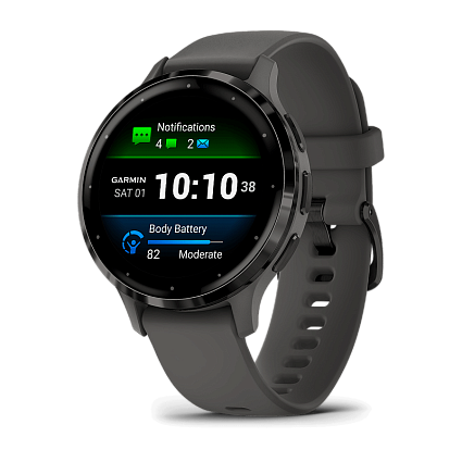 Смарт-часы Garmin Venu 3S, Pebble Gray + Slate (010-02785-00) Фото 1