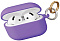 Силиконовый чехол VLP для AirPods 4 карабин, фиолетовый (Lavender) Фото 1