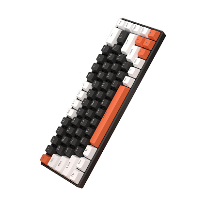 Клавиатура CyberLynx KA68, красные свитчи, черно-белый Фото 9