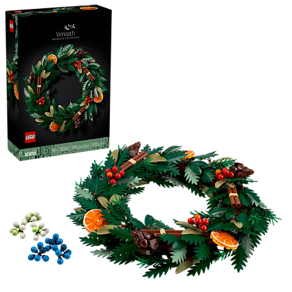 Конструктор LEGO Icons 10340 Wreath, Рождественский Венок Фото 2