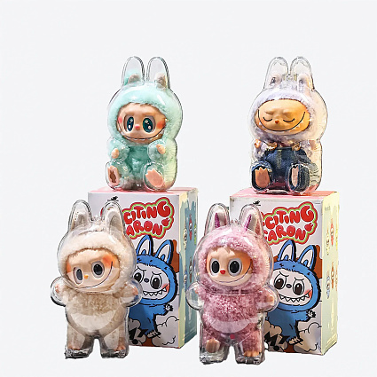 Защитный чехол Pop Mart Labubu Case Clear Acrylic Protective Display Box for V1 Фото 6