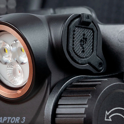 Налобный фонарь Fenix HM75R SUPERRAPTOR 3, черный Фото 3