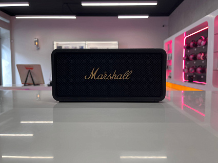 Беспроводная колонка Marshall Middleton, латунно-черный Фото 3