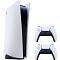 Игровая приставка Sony PlayStation 5 Slim (2 геймпада), белый Фото 1