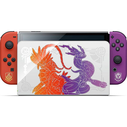 Игровая приставка Nintendo Switch OLED, Pokémon Scarlet & Violet Edition Фото 7