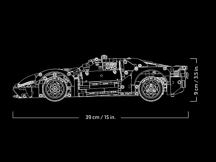 Конструктор LEGO Technic 42154 Ford GT 2022 Фото 2
