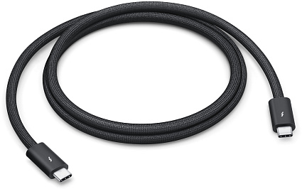 Кабель Apple Thunderbolt 5 (USB-C) Pro (1 м), черный (MC9C4) Фото 1