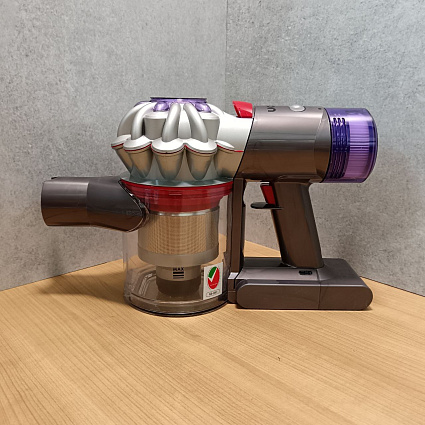 Вертикальный пылесос Dyson V8 Tactical (447026-01), серебристый/никель Фото 6