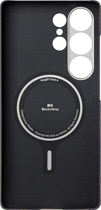 Чехол Pitaka Ultra-Slim для Galaxy S25 Ultra, кевлар черный (KS2501U) Фото 4