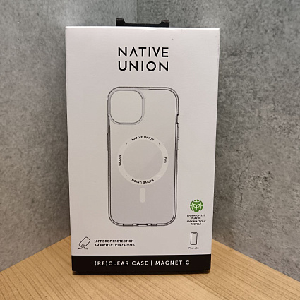 Чехол Native Union (Re)Clear Case for iPhone 15, прозрачный Фото 2