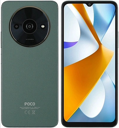 Смартфон Poco C61 3/64 Гб, зеленый Фото 1