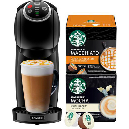 Кофемашина Dolce Gusto Starbucks Genio S Plus Favorites Фото 1