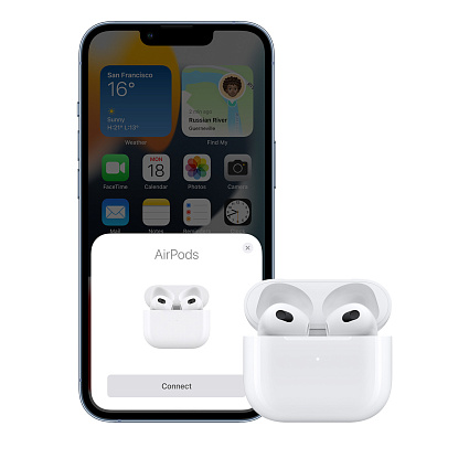 Беспроводные наушники Apple AirPods 3 (MPNY3) with Lightning Charging Case Фото 6