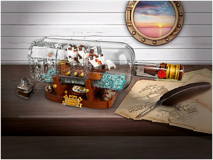 Конструктор Lego 92177 (21313) Ideas Корабль в бутылке Фото 4