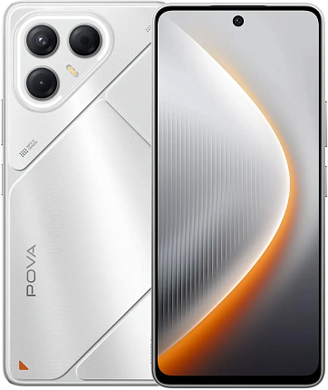 Смартфон TECNO Pova 7 5G 8/128 ГБ, серебристый Фото 1