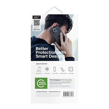 Чехол UNIQ COMBAT iPhone 15 Pro, черный (IP6.1P(2023)-COMBLK) Фото 8