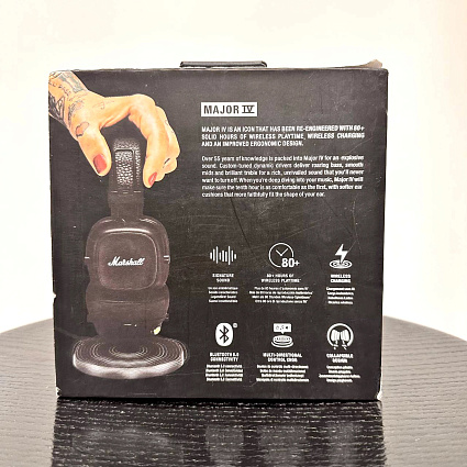 Беспроводные наушники Marshall Major 4, черный Фото 4