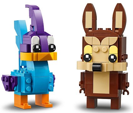 Конструктор LEGO BrickHeadz 40559 Road Runner и Wile E. Coyote Фото 2