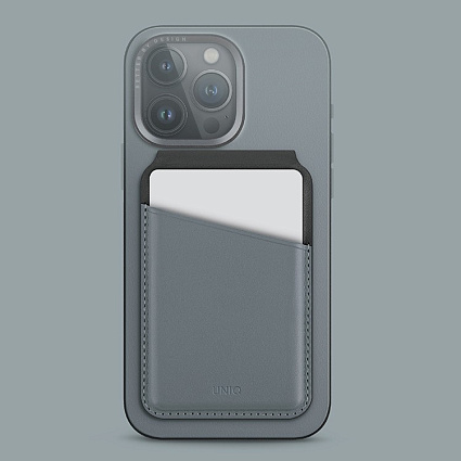 Кардхолдер UNIQ Lyden DS Magsafe, синий/черный (LYDENDS-WBLUBLK) Фото 2