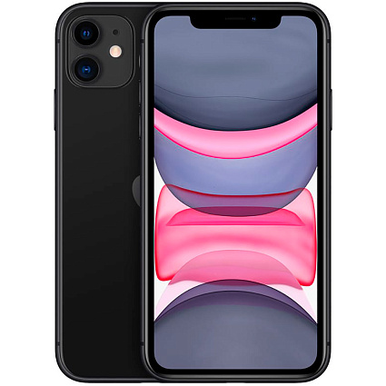 Смартфон Apple iPhone 11, 64 ГБ, черный, новая комплектация Фото 1