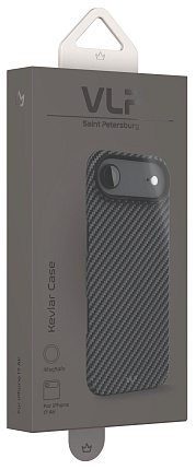 Чехол VLP Kevlar Case с MagSafe для iPhone Air, черный (1058068) Фото 4