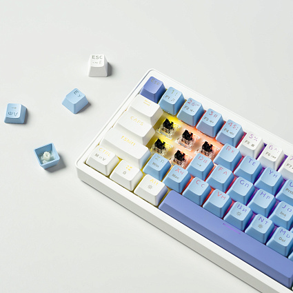 Клавиатура CyberLynx AG63, черные свитчи, синий Фото 6