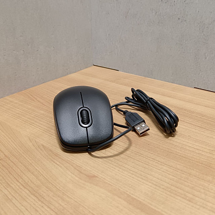 Мышь Logitech M100R, черный Фото 4