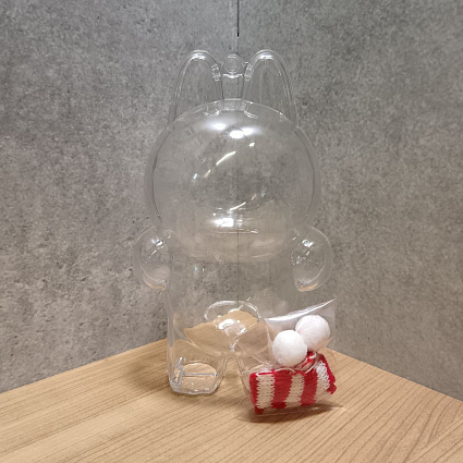 Pop Mart Labubu Case Clear Acrylic Protective Display Box for V1 Фото 2