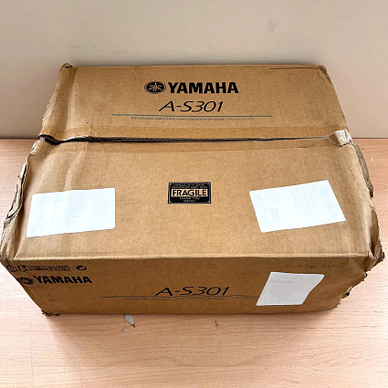 Интегральный усилитель стерео Yamaha A-S301, серебристый Фото 2