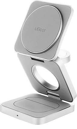 Беспроводное зарядное устройство uBear Balance, серебро WL09SL31-ADM Фото 4