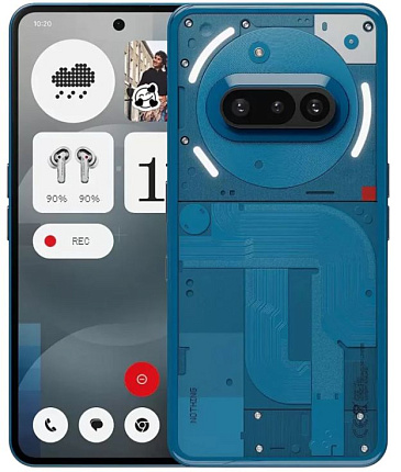 Смартфон Nothing Phone (3a) 12/256Гб, синий Фото 1