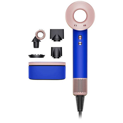 Фен Dyson Supersonic HD15, Ultra Blue/Blush Pink (подарочная упаковка) Фото 1