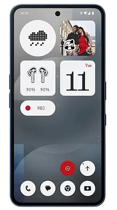 Смартфон Nothing Phone (3a) 12/256Гб, синий Фото 3