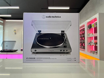 Виниловый проигрыватель Audio-Technica AT-LP60XUSB, серебристый Фото 2