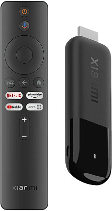 ТВ-адаптер Xiaomi Smart TV Stick 4K (MDZ-33-AA), черный Фото 1
