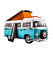 Конструктор LEGO Volkswagen T2 Camper Van (10279) Фото 5