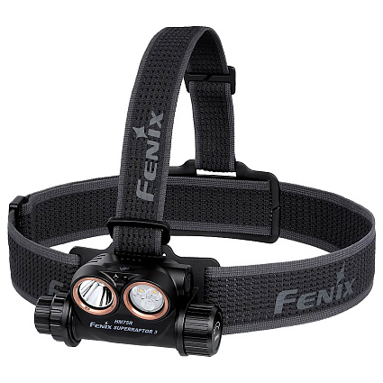 Налобный фонарь Fenix HM75R SUPERRAPTOR 3, черный Фото 1