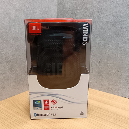Портативная акустическая система JBL Wind 3S, черный Фото 2