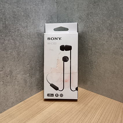 Беспроводные наушники Sony WI-C100, черный Фото 2