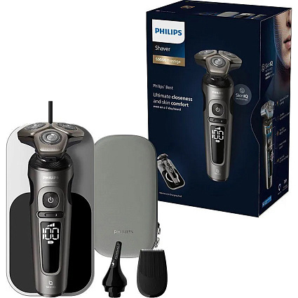 Электробритва Philips Shaver S9000 Prestige SP9872/22, серый Фото 1