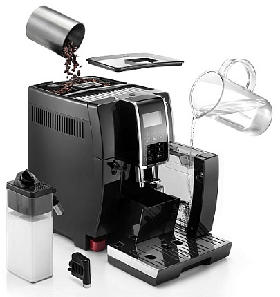 Кофемашина Delonghi Dinamica ECAM 350.55.B, черный Фото 6