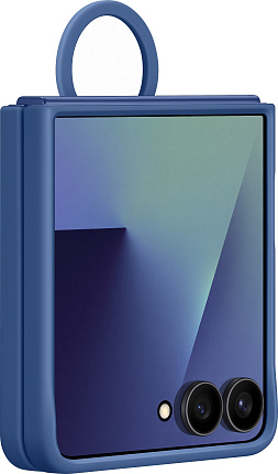 Чехол Samsung Ring Case для Galaxy Z Flip7, синий (EF-PF766TNEGRU) Фото 4
