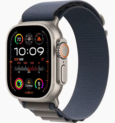 Умные часы Apple Watch Ultra 2 (2024) 49mm Blue Alpine Loop Small Фото 1
