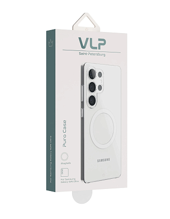 Чехол VLP Puro Case MagSafe для Samsung S25 Ultra, прозрачный (10521007) Фото 5