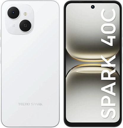 Смартфон Tecno Spark 40C 8/128Гб, белый Фото 2