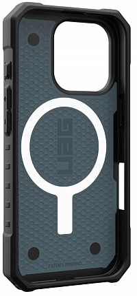 Чехол UAG Pathfinder c MagSafe для iPhone 16 Pro, голубой (114468114151) Фото 3