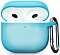 Силиконовый защитный чехол для AirPods 4, лазурный (Luminous) Фото 1