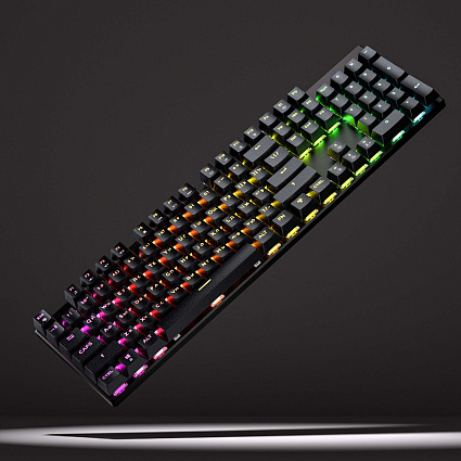 Клавиатура CyberLynx BD104, коричневые свитчи, черный Фото 3