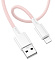 Кабель Borofone USB - Lightning 1m 2.4А BX117, розовый Фото 2