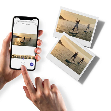 Фотопринтер Fujifilm Instax Link Wide, серый Фото 3